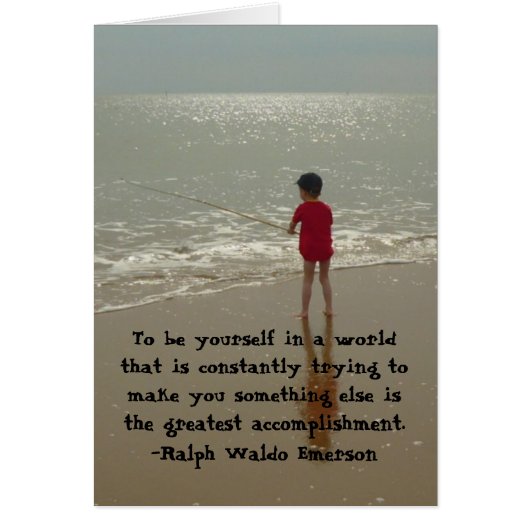 To Be Yourself Card (Front)