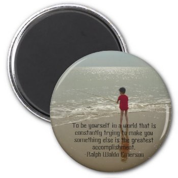 To Be Yourself Magnet by naiza86 at Zazzle