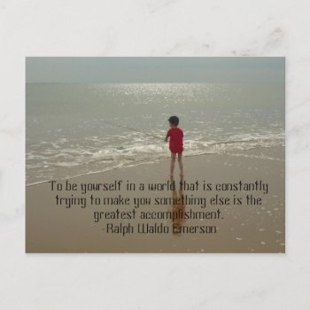 To Be Yourself Postcard by naiza86 at Zazzle