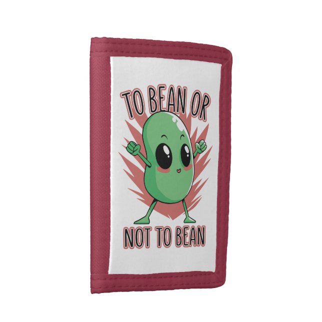 To bean or not to bean trifold wallet (Side)