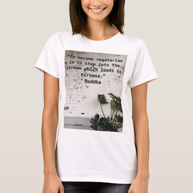To become vegetarian T-Shirt (Front)