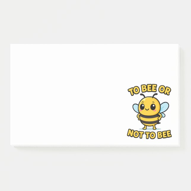 To bee or not to bee post-it notes (Front)
