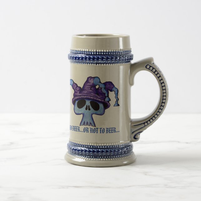 TO BEER...OR NOT TO BEER FUNNY BEER MUG (Right)