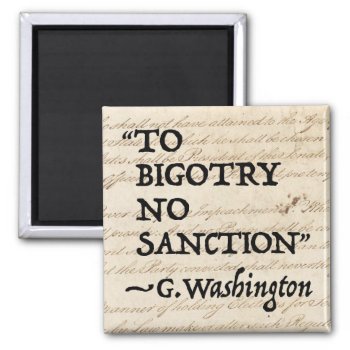 To Bigotry No Sanction Magnet by SY_Judaica at Zazzle