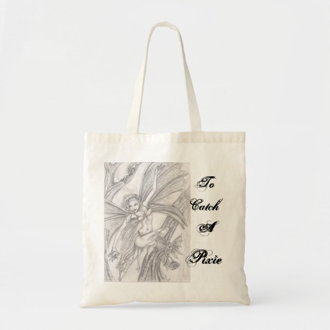 To Catch a Pixie, pencils, bags (Front)