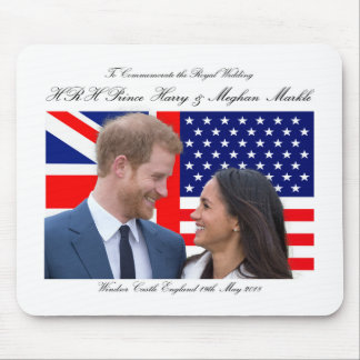 To Commemorate the Royal Wedding Harry and Meghan Mouse Pad