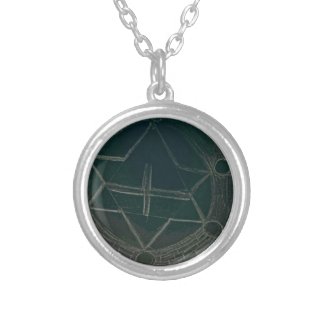 to conquer and ready to win silver plated necklace