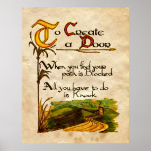 To Create A Door Poster