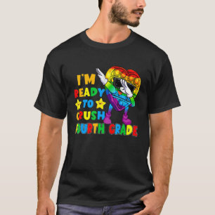 To Crush Fourth Grade Pop It Fidget Toy First Day T-Shirt
