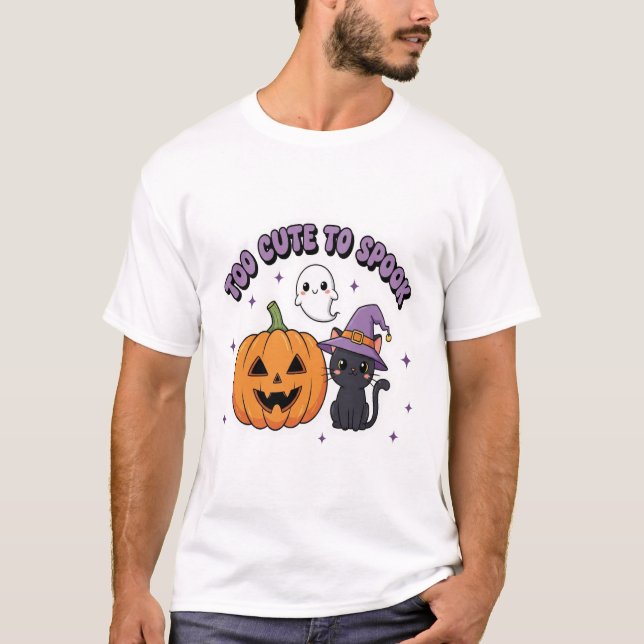 To Cute to Spook Halloween T-Shirt (Front)
