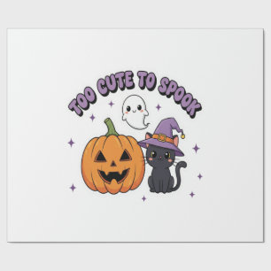 To Cute to Spook Halloween Wrapping Paper