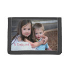 To Daddy with Love Customized picture Men's Wallet