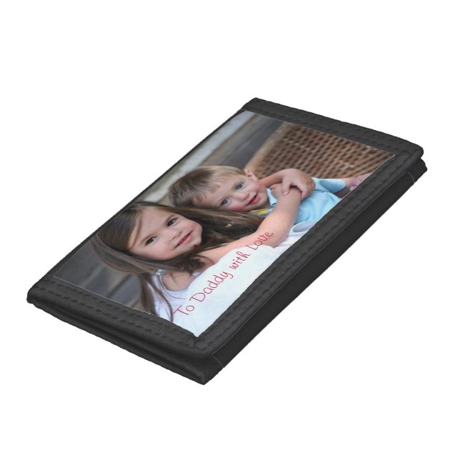To Daddy with Love Customized picture Men's Wallet (Bottom)