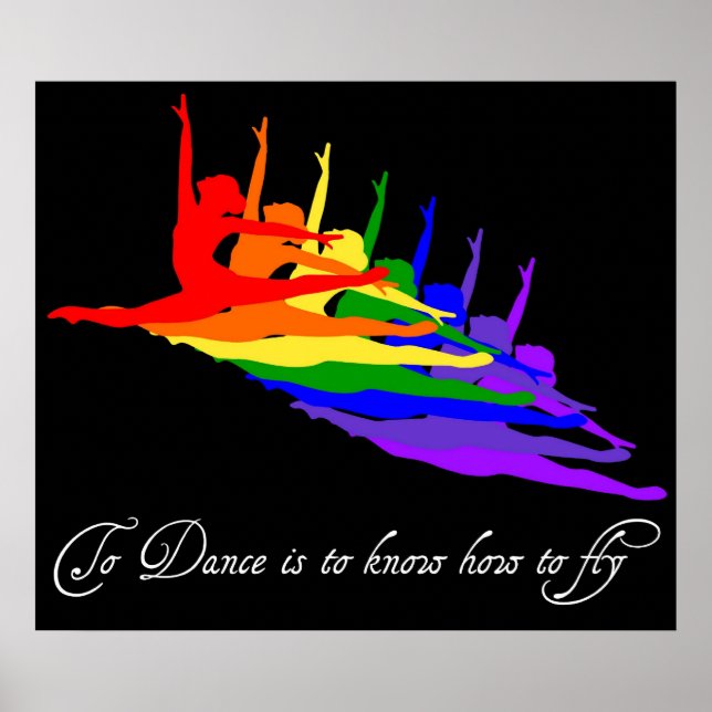 To Dance is to Know how to Fly print / poster (Front)