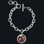 To Daughter from Mom or Dad Custom Photo Inside Bracelet<br><div class="desc">Whenever your daughter is away from home, all she has to do is look at this custom photo bracelet to feel your love. This is a great gift for a young girl leaving home for college, a teen needing encouragement entering a new high school, or just a grown daughter living...</div>