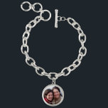 To Daughter from Mom or Dad Custom Photo Inside Bracelet<br><div class="desc">Whenever your daughter is away from home, all she has to do is look at this custom photo bracelet to feel your love. This is a great gift for a young girl leaving home for college, a teen needing encouragement entering a new high school, or just a grown daughter living...</div>