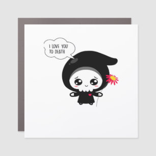 To Death - Funny Valentines Day Classic Car Magnet