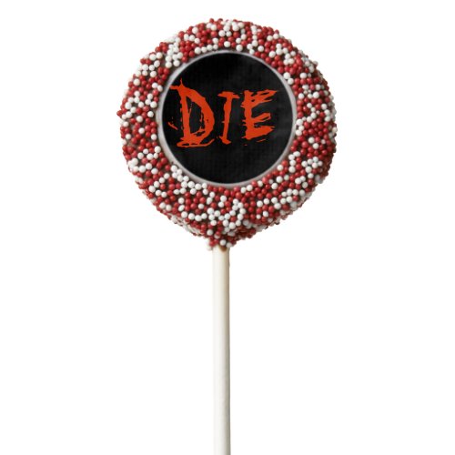 To Die For chocolate Halloween candy trick treat Chocolate Dipped Oreo Pop