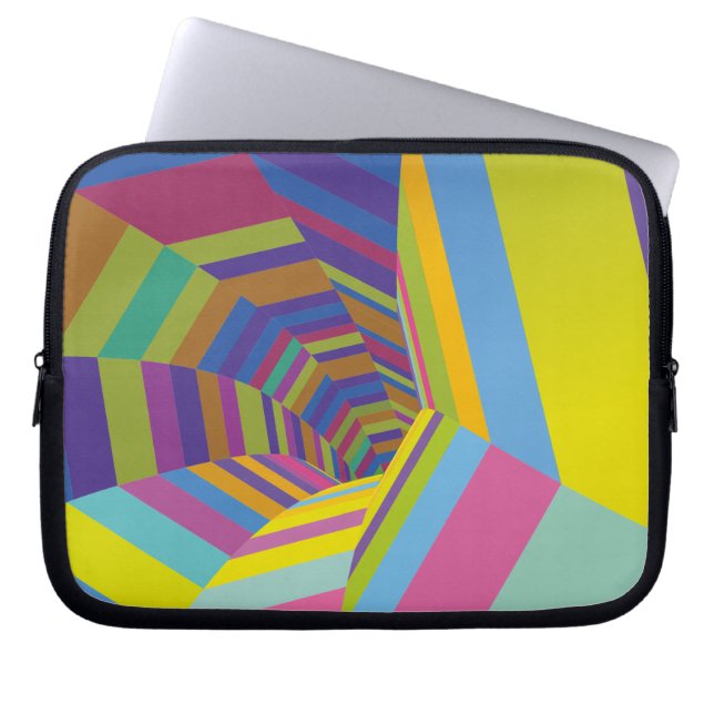 To disappear in color laptop sleeve (Front)