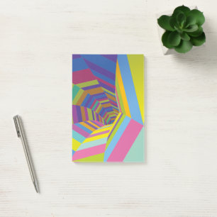 To disappear in color post-it notes