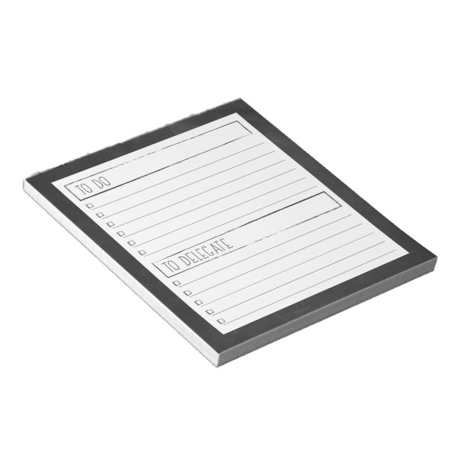 To Do and To Delegate Notepads (Angled)