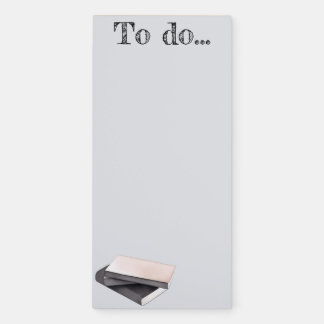 To Do Book Stack Notepad | Gray Neutral Notes & To