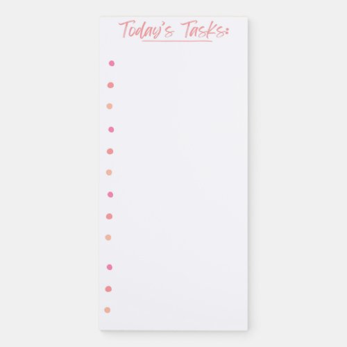 To_Do Daily Checklist Magnetic Notepad for Fridge