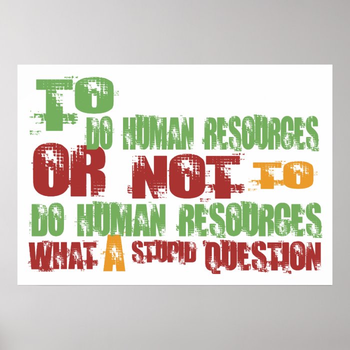 To Do Human Resources Print
