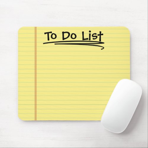 To Do It List Mouse Pad