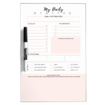 To Do List, Affirmation Checklist | Self Care