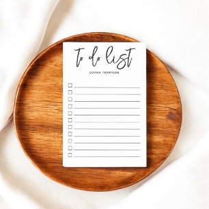 To Do List Brush Script Notes