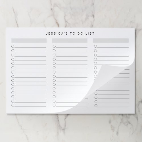 To Do List Checklist Task Lists Paper Pad