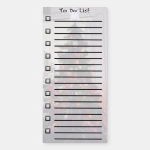 To Do List Christmas Magnetic Notepad