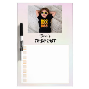 To-Do List Customized Dry Erase Board