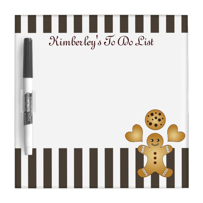 To Do List - Cute Team Cookie Cartoon Stripe Kids