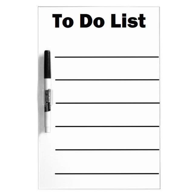 To Do List Dry Board (Front)