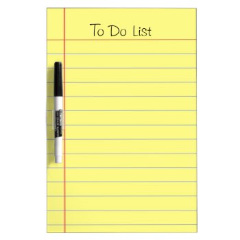 To Do List Dry-erase Board by Lasting__Impressions at Zazzle