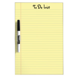 To Do List Dry Erase Board