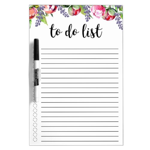 To do List Dry Erase Board