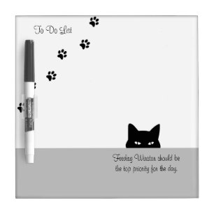 To Do List Feed Cat Priority Dry Erase Board