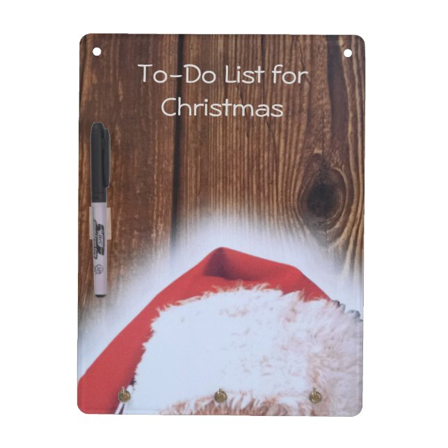 To-Do List for Christmas, dry erase board (Front)
