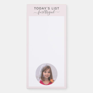 To Do list for kids, personalized photo template Magnetic Notepad