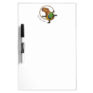 To Do List Funny Gymnast Hoop Cartoon Capybara Dry Erase Board