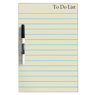 To do List Grocery Stripes Blue Lines Whiteboard