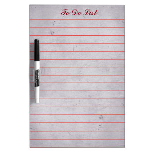 To do List Grocery Stripes Lines Whiteboard