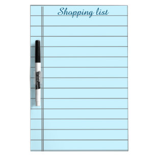 To do List Grocery Stripes Lines Whiteboard