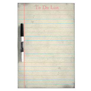 To do List Grocery Stripes Lines Whiteboard