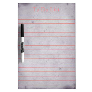 To do List Grocery Stripes Lines Whiteboard
