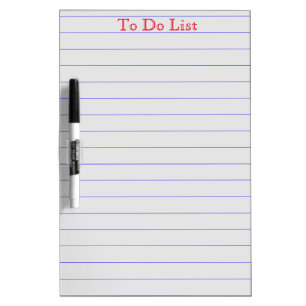 To do List Grocery Stripes Lines Whiteboard