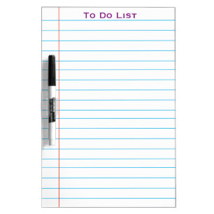 To do List Grocery Stripes Lines Whiteboard